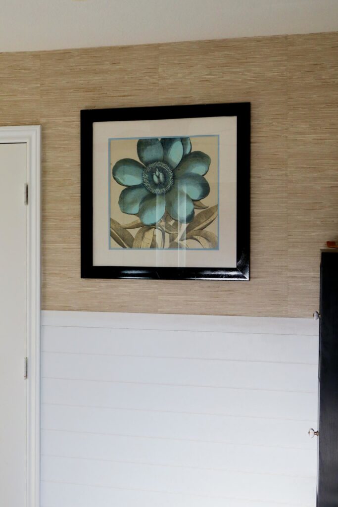 The One Lowes Clearance Find That Sparked a Bathroom Update shiplap and art straight